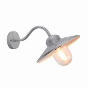 Elstead Klampenborg Silver Outdoor Wall Light outdoor wall lamp