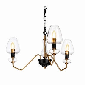Elstead Lighting Armand 3 Light Brass Ceiling Pendant minimalist ceiling light