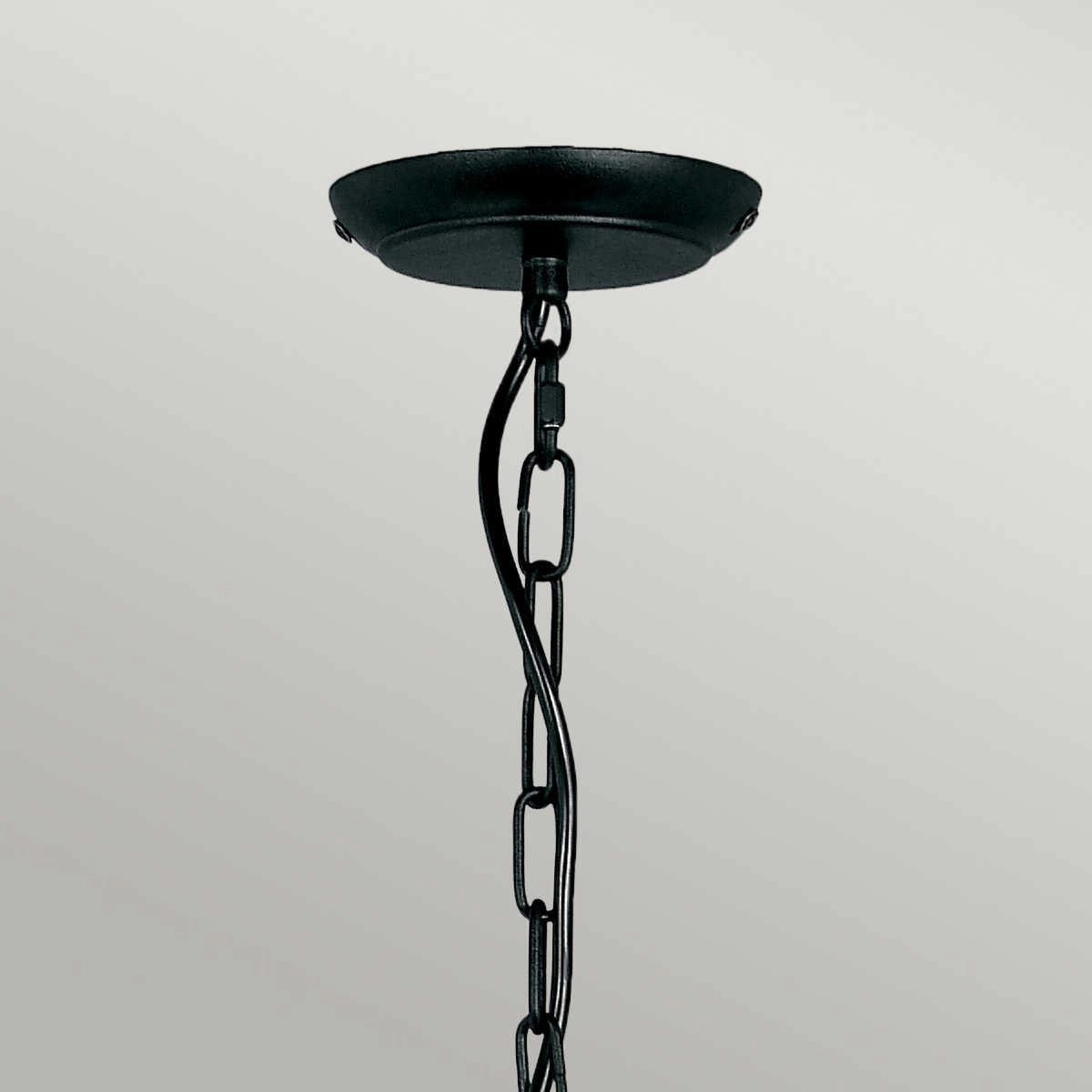 Elstead Lighting Artisan Black 5 Light Chandelier