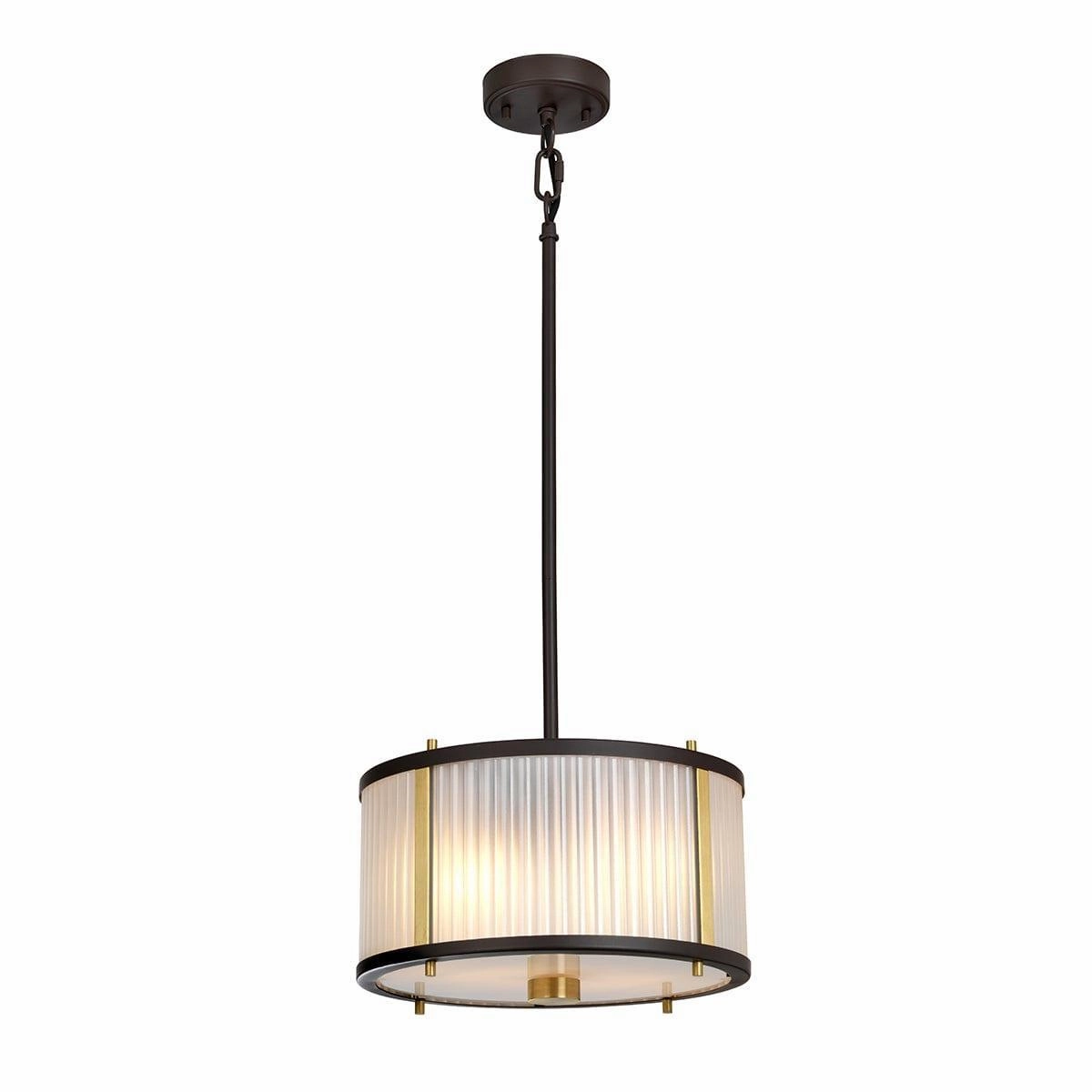 Elstead Lighting Corona 2 Light Bronze Ceiling Pendant modern ceiling lamp
