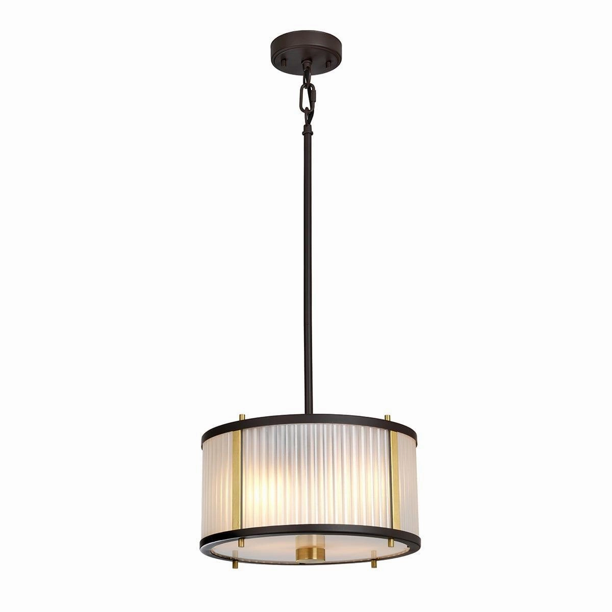 Elstead Lighting Corona 2 Light Bronze Ceiling Pendant modern ceiling lamp