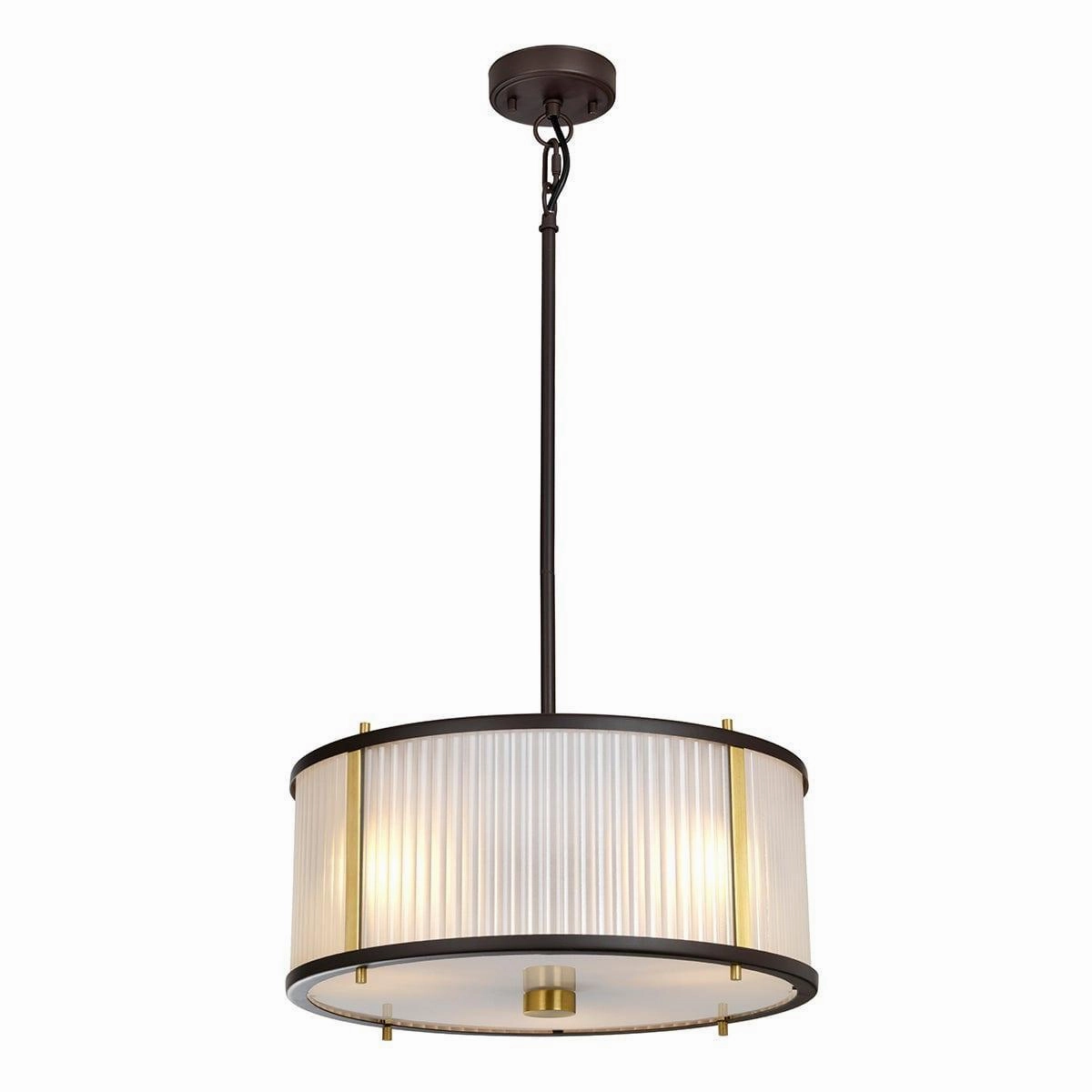 Elstead Lighting Corona 3 Light Bronze Ceiling Pendant modern ceiling lamp