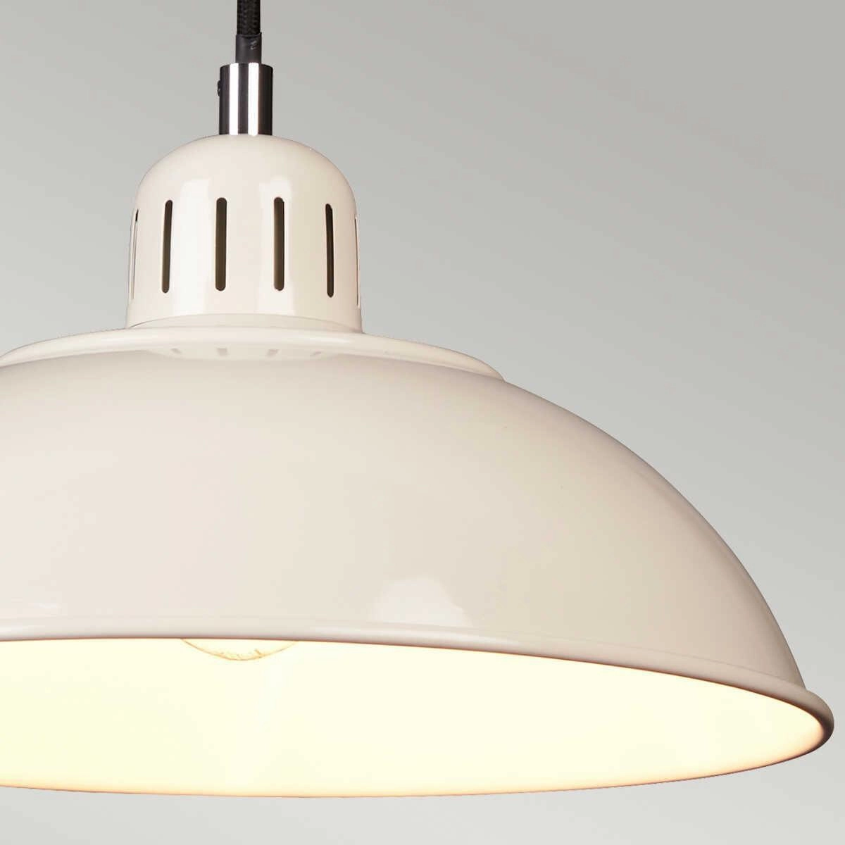 Elstead Lighting Franklin 1 Light Cream Ceiling Pendant Light