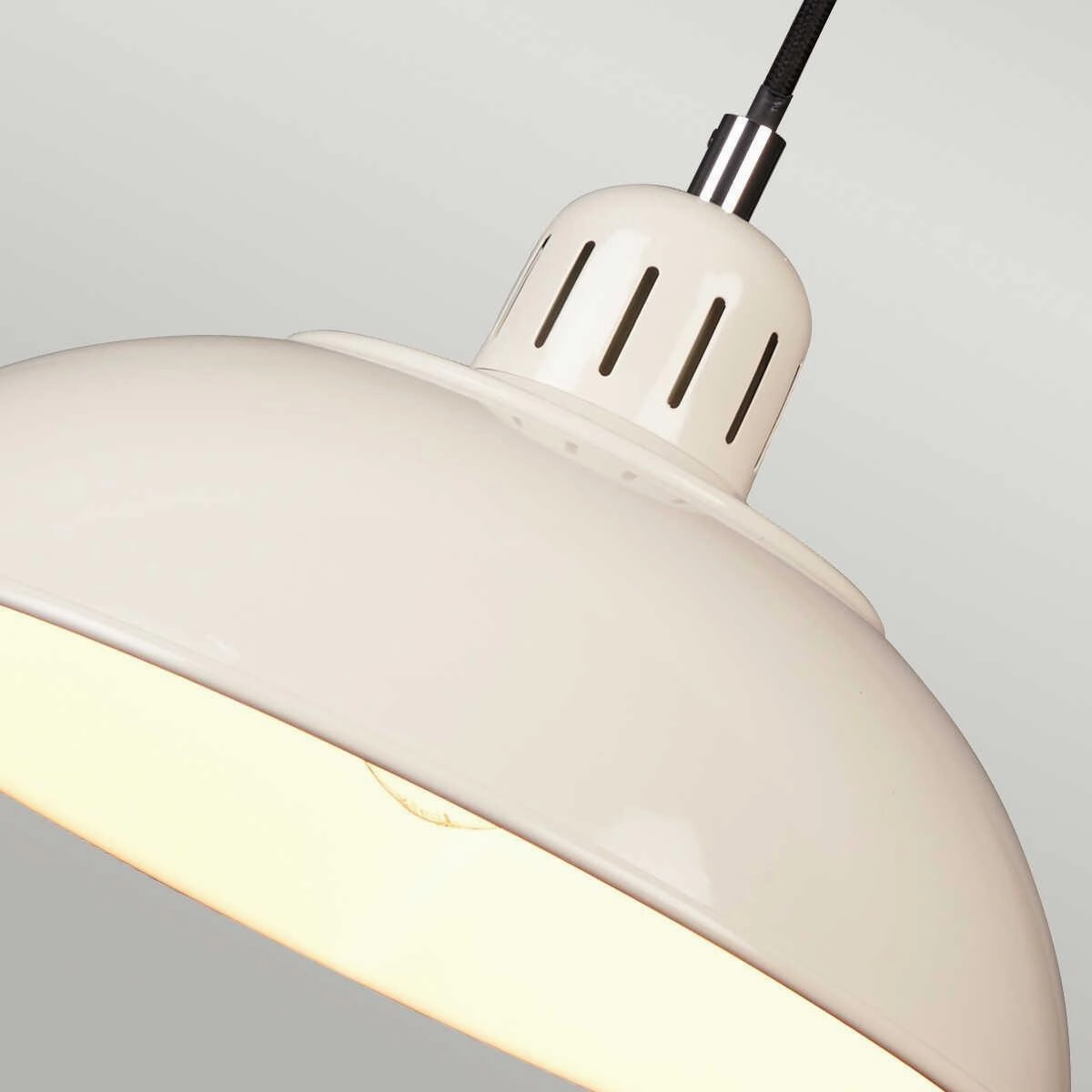 Elstead Lighting Franklin 1 Light Cream Ceiling Pendant Light
