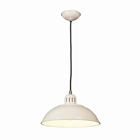 Elstead Lighting Franklin 1 Light Cream Ceiling Pendant Light minimalist ceiling light