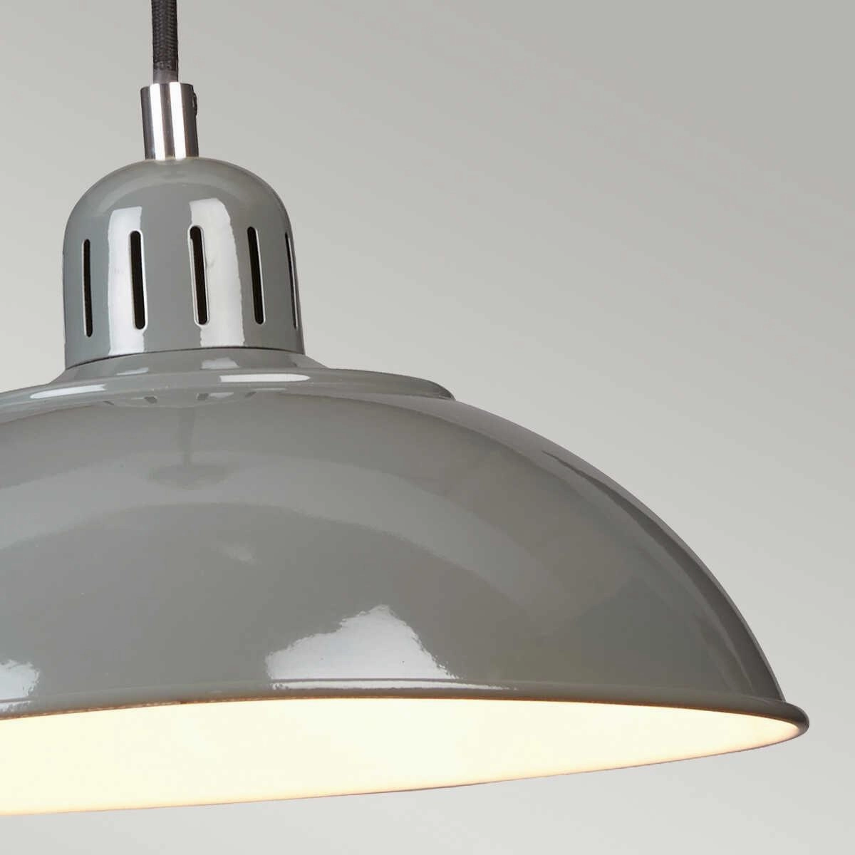 Elstead Lighting Franklin 1 Light Grey Ceiling Pendant