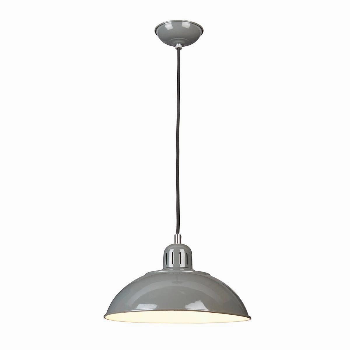 Elstead Lighting Franklin 1 Light Grey Ceiling Pendant minimalist ceiling light