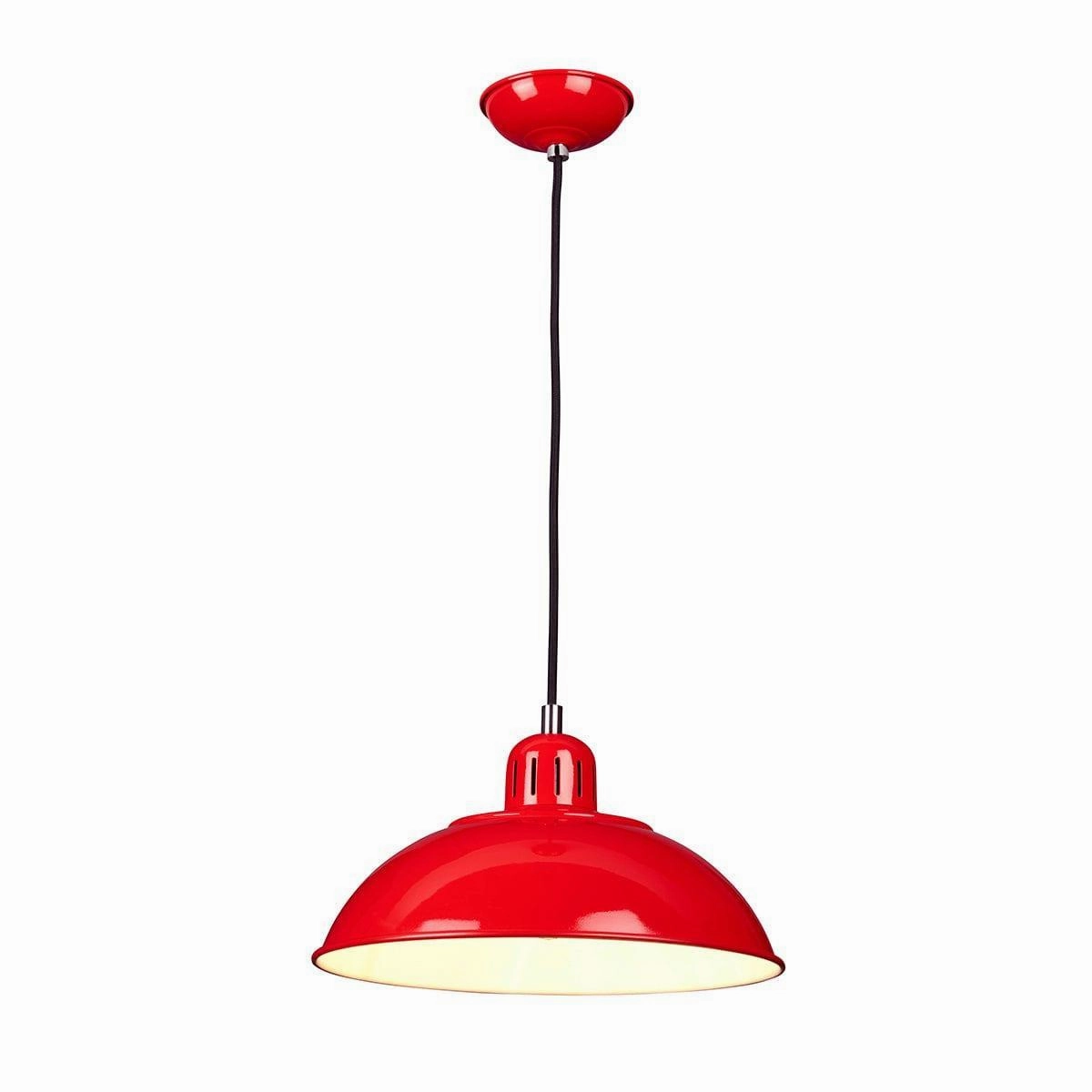 Elstead Lighting Franklin 1 Light Red Ceiling Pendant minimalist ceiling light