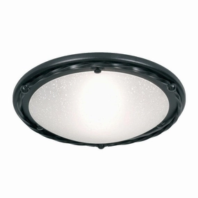 Elstead Lighting Pembroke Black Flush Ceiling Light simple ceiling design light