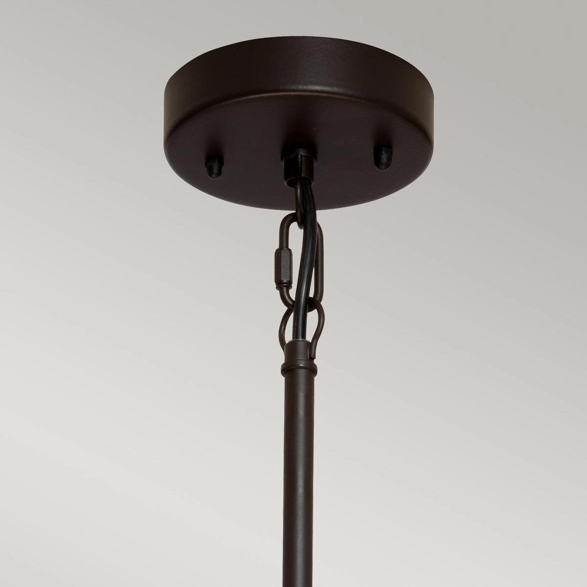 Elstead Lighting Taiko 3 Light Bronze Ceiling Pendant