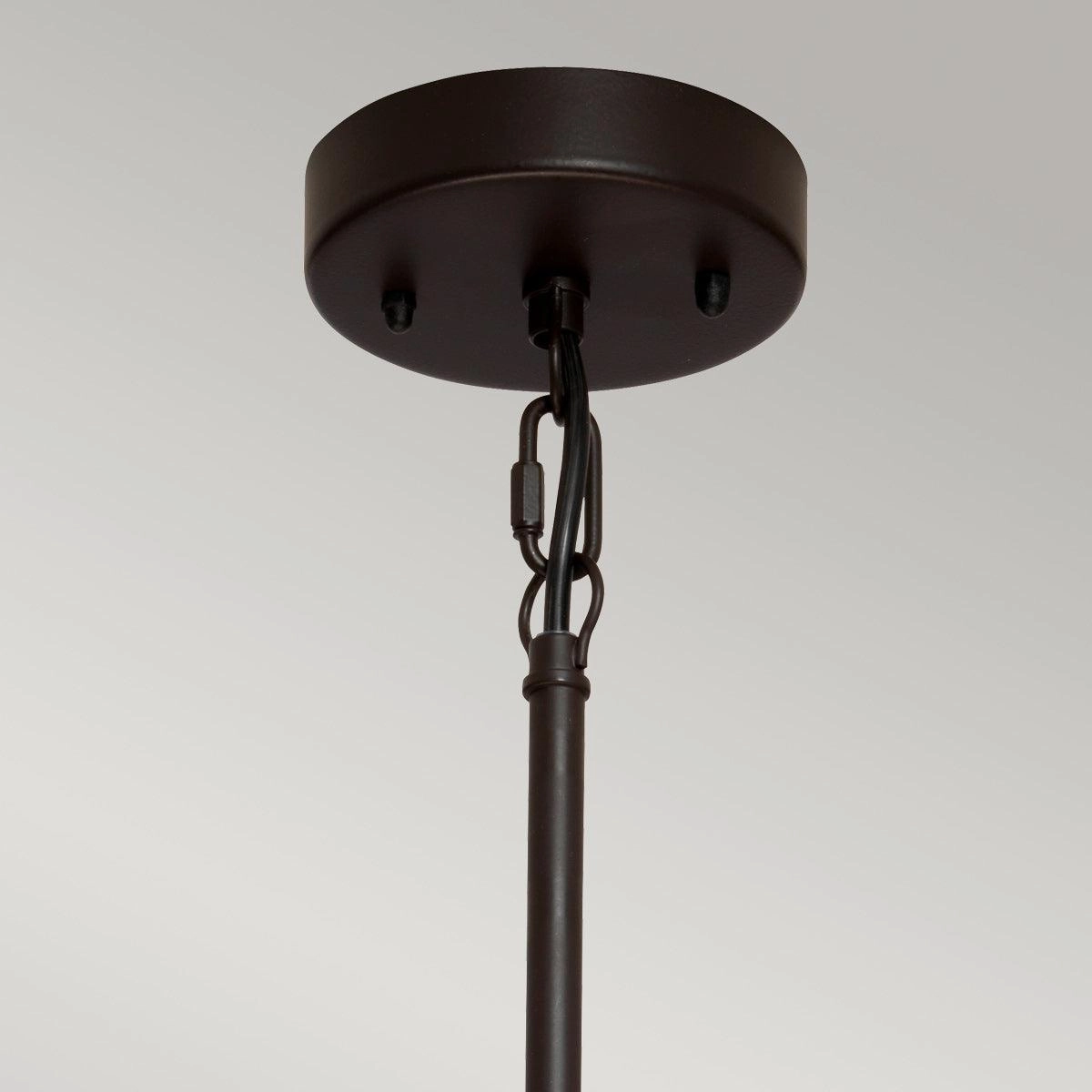 Elstead Lighting Taiko 3 Light Bronze Ceiling Pendant