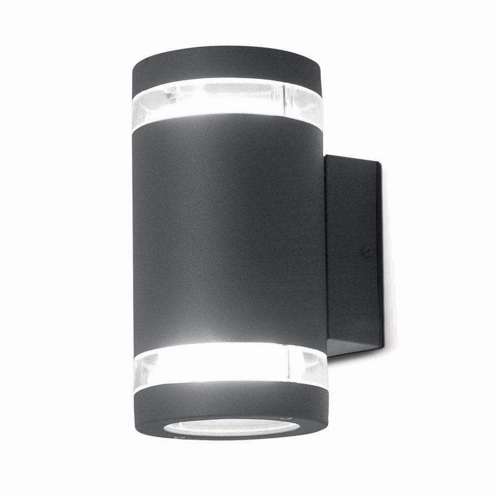 Elstead Magnus 2 Light Grey Outdoor Wall Light outdoor wall lamp