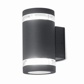 Elstead Magnus 2 Light Grey Outdoor Wall Light outdoor wall lamp