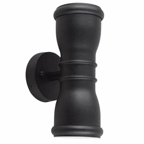 Elstead Malvern Black Outdoor Up And Down Wall Light outdoor wall lamp