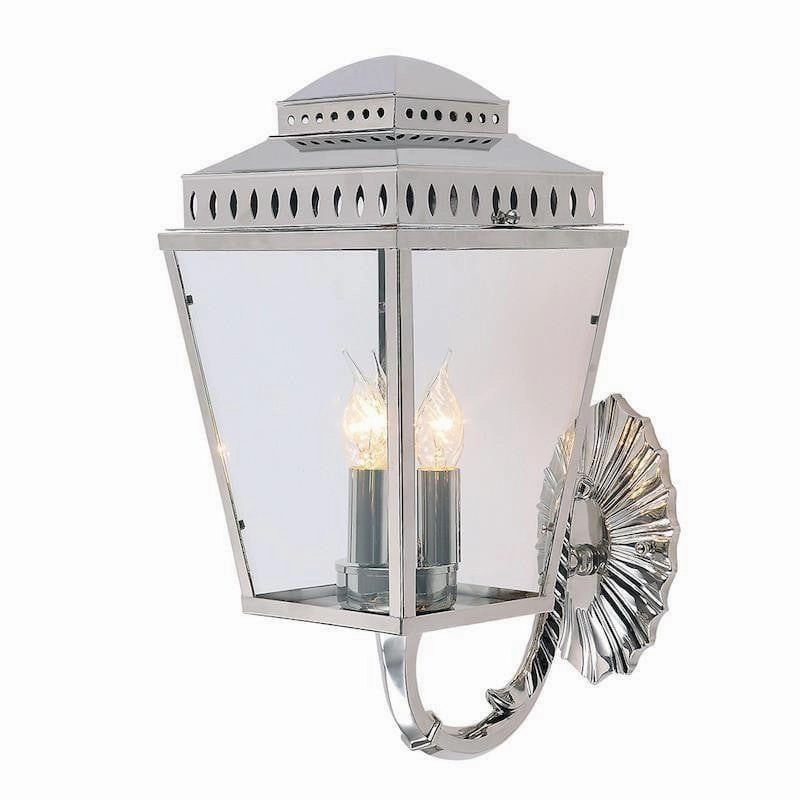 Elstead Mansion House Polished Nickel Outdoor Wall Light outdoor wall lamp