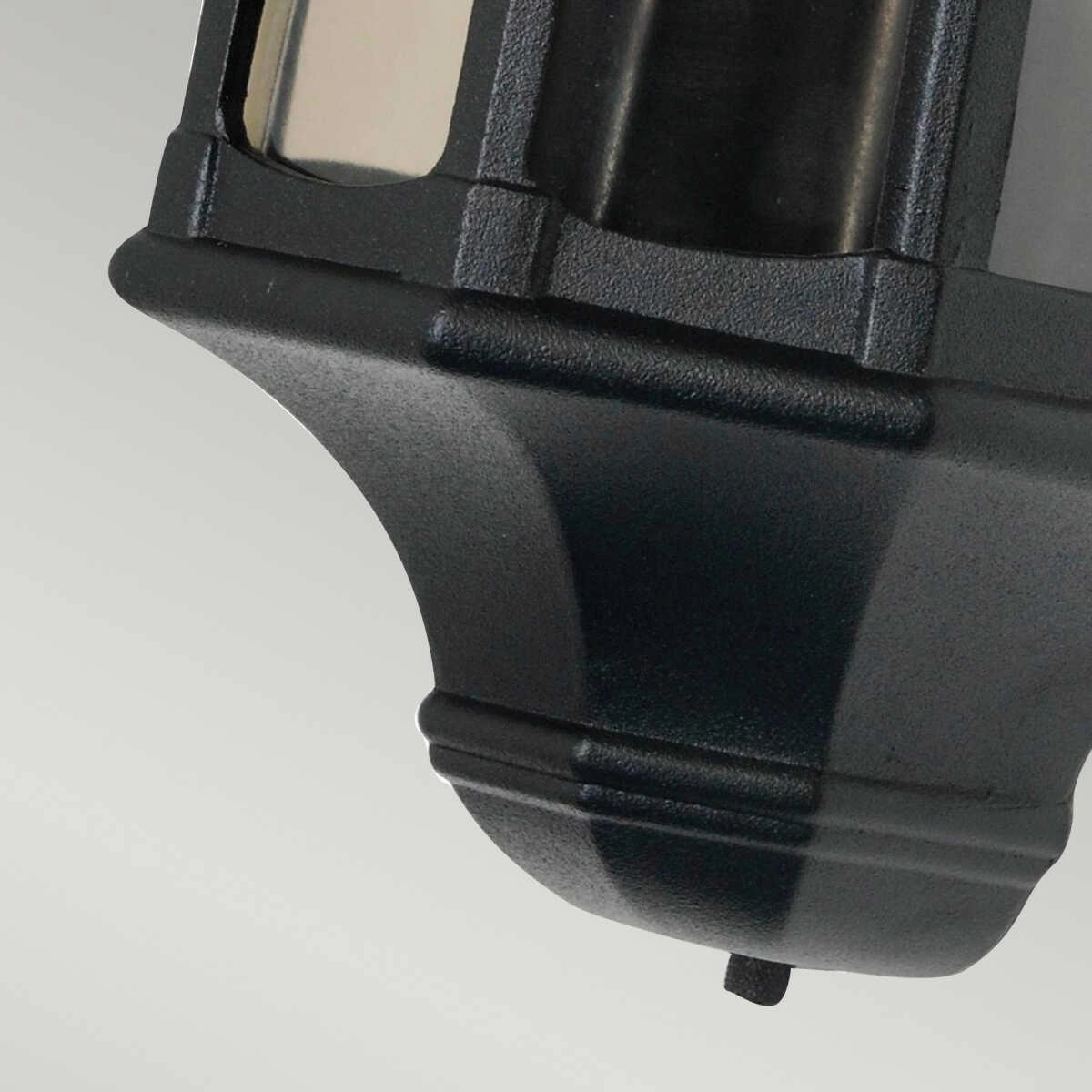 Elstead Newbury Black Outdoor Half Wall Light