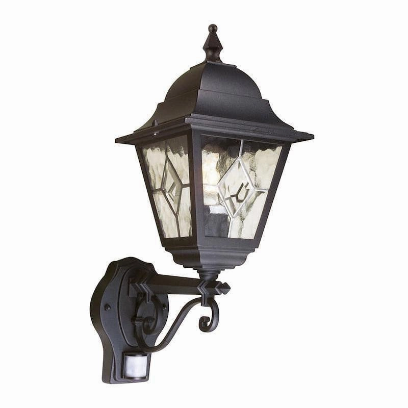 Elstead Norfolk Black Outdoor PIR Wall Light outdoor wall lamp