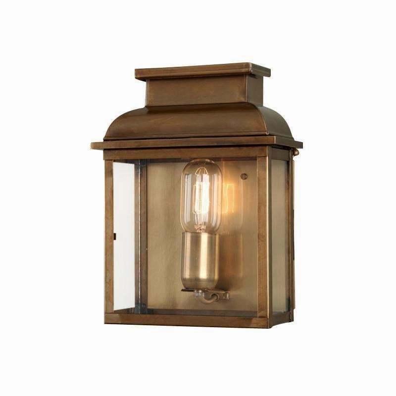 Elstead Old Bailey Aged Brass Outdoor Wall Light outdoor wall lamp