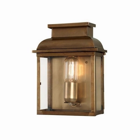 Elstead Old Bailey Aged Brass Outdoor Wall Light outdoor wall lamp