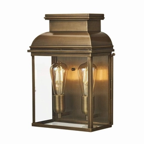 Elstead Old Bailey Brass Large Outdoor Wall Light outdoor wall lamp