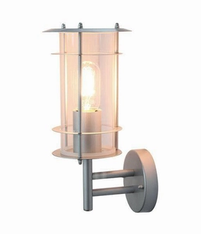 Elstead Ordrup Silver Outdoor Wall Light outdoor wall lamp