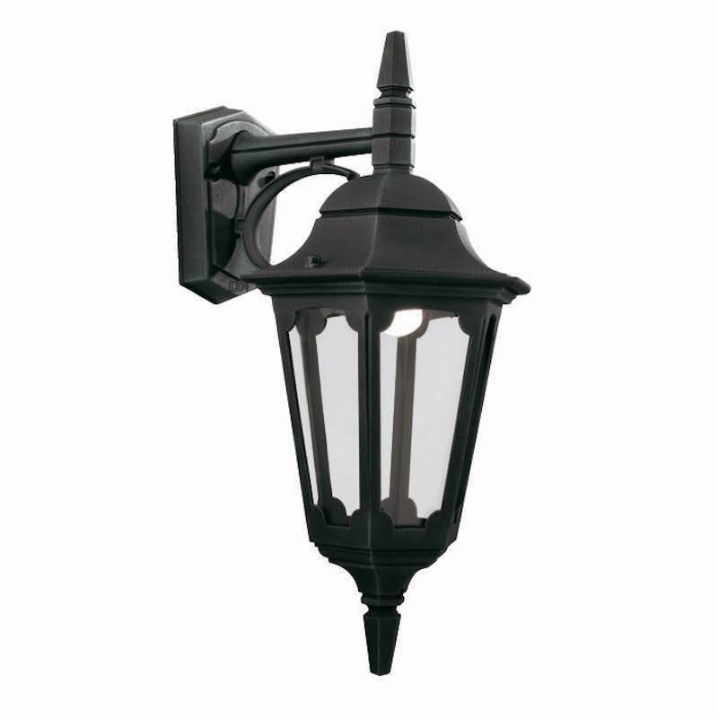 Elstead Parish Black Outdoor Downlighter Wall Light outdoor wall lamp