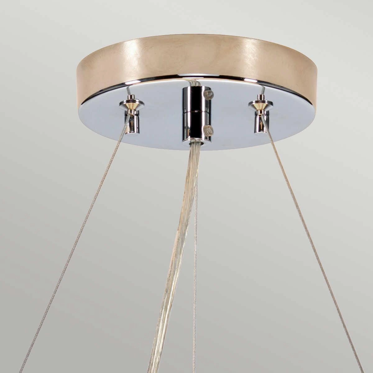 Elstead Pearce 14" Pendant with Chrome Ceiling Pan