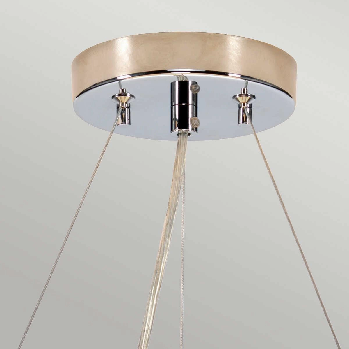 Elstead Pearce 18" Pendant with Chrome Ceiling Pan