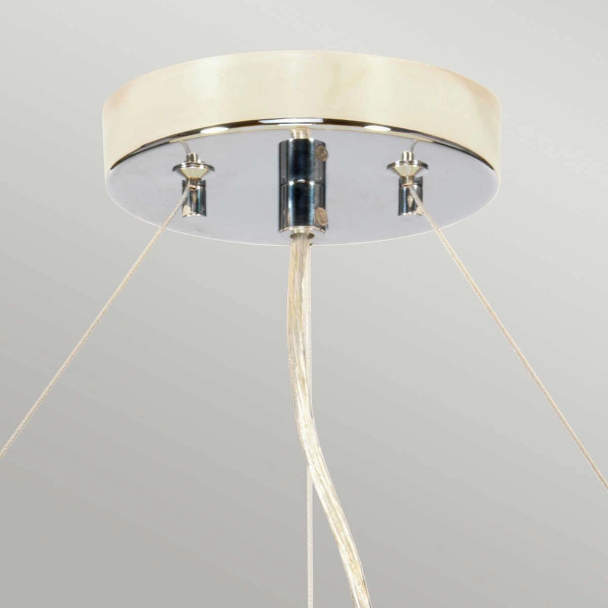 Elstead Pearce 22" Pendant with Chrome Ceiling Pan