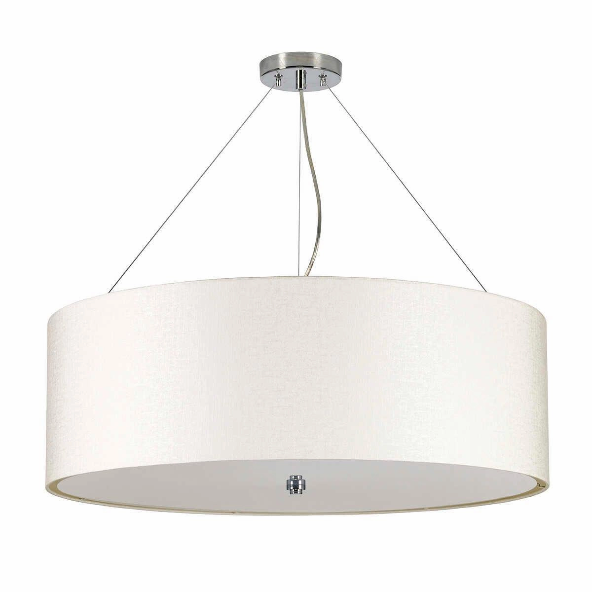 Elstead Pearce 30" Pendant with Chrome Ceiling Pan