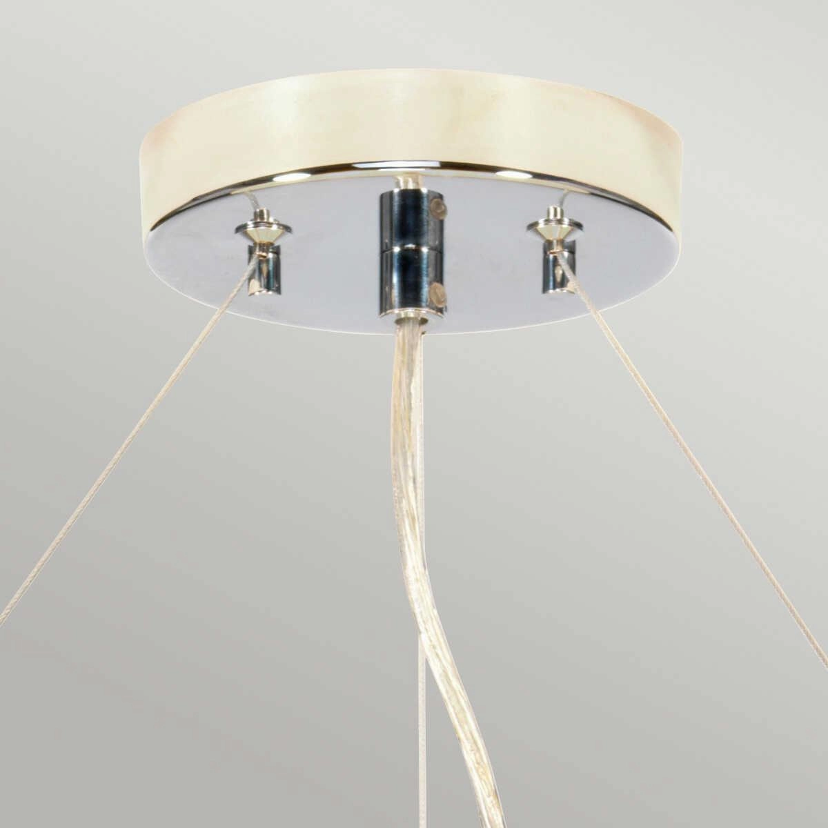 Elstead Pearce 34" Pendant with Chrome Ceiling Pan