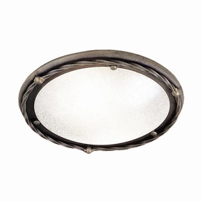 Elstead Pembroke Black/Gold Flush Ceiling Light simple ceiling design light