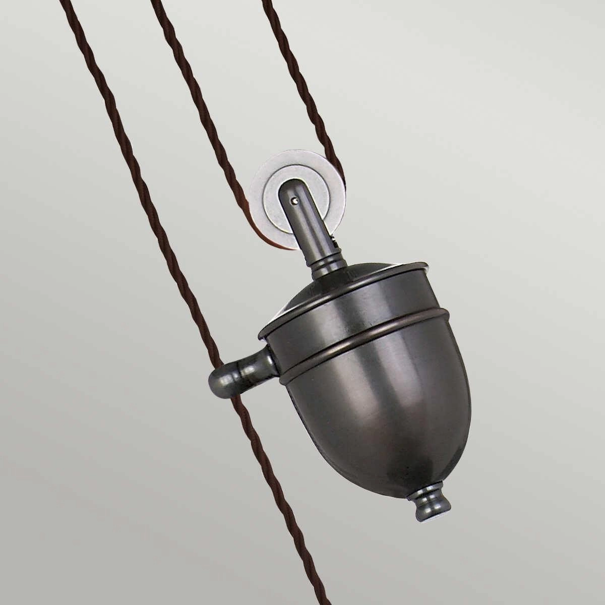 Elstead Provence Old Bronze 1 Light Rise & Fall Pendant