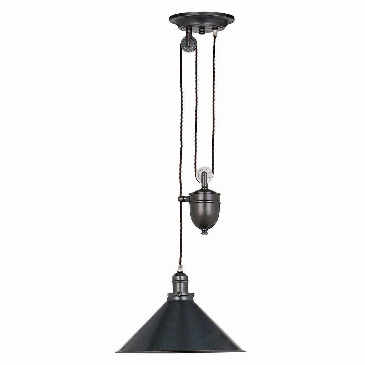 Elstead Provence Old Bronze 1 Light Rise & Fall Pendant modern ceiling lamp