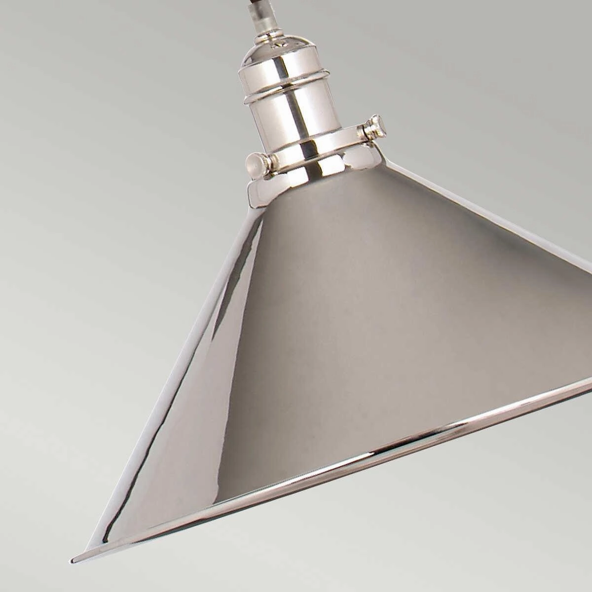 Elstead Provence Polished Nickel 1 Light Rise & Fall Pendant