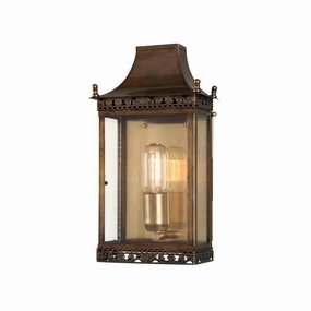 Elstead Regents Park Aged Brass Outdoor Wall Light outdoor wall lamp