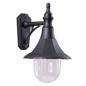 Elstead Shannon Black Outdoor Downlighter Wall Light outdoor wall lamp