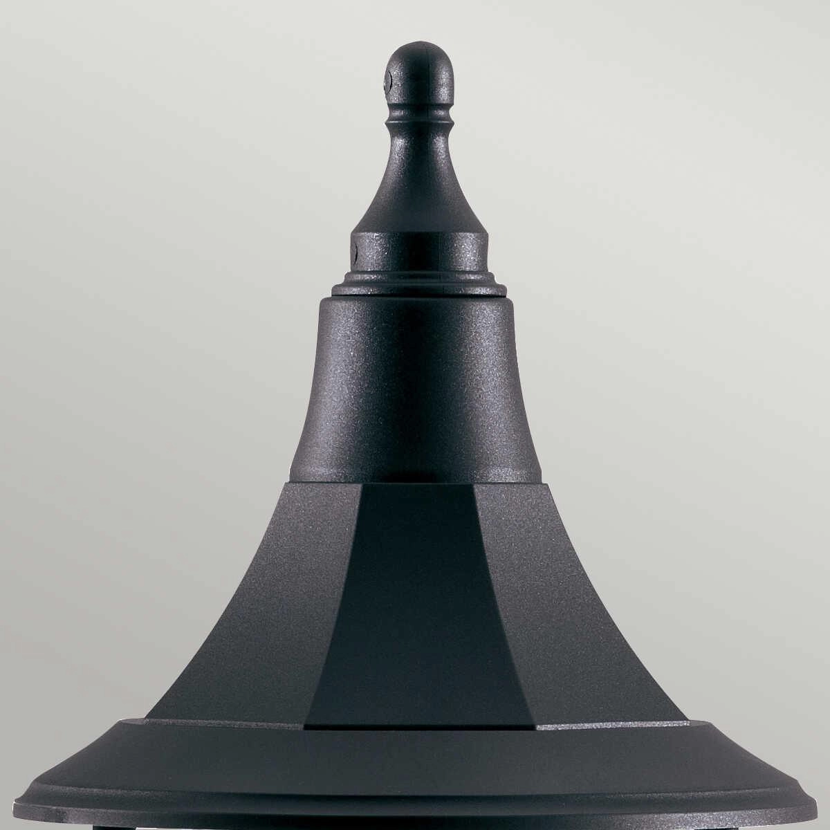 Elstead Shannon Black Outdoor Pedestal Lantern