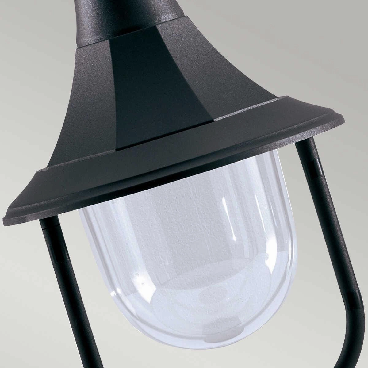 Elstead Shannon Black Outdoor Pedestal Lantern