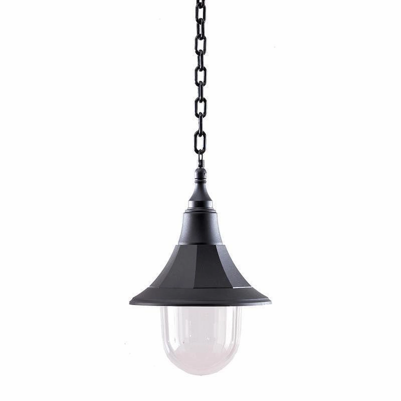 Elstead Shannon Black Outdoor Pendant Light indoor ambient light