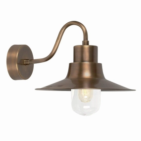 Elstead Sheldon Brass Outdoor Wall Light outdoor wall lamp