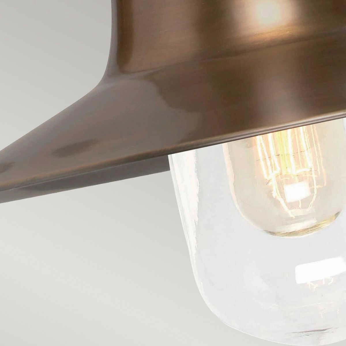 Elstead Sheldon Brass Outdoor Wall Light