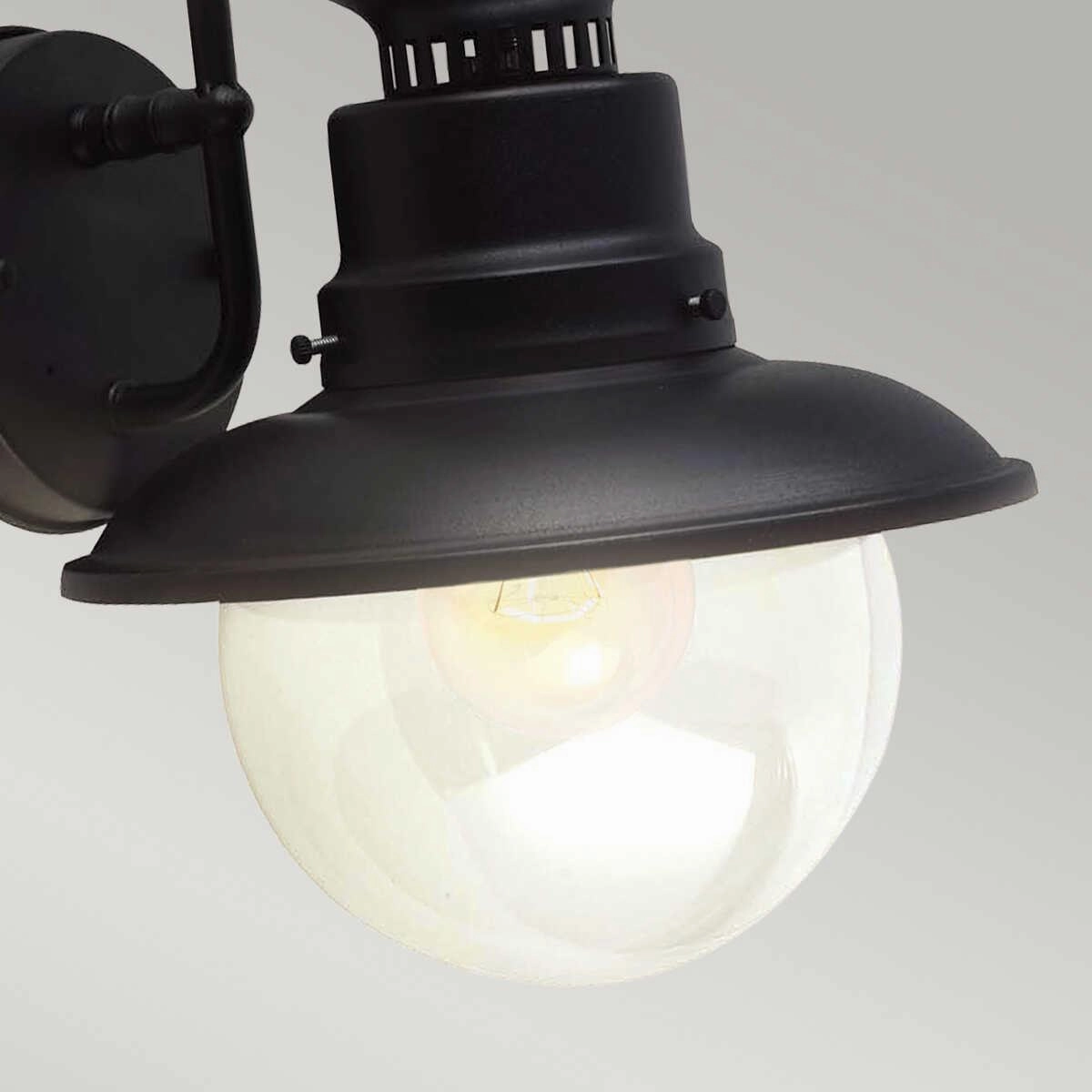 Elstead Shipston Black Outdoor Wall Light
