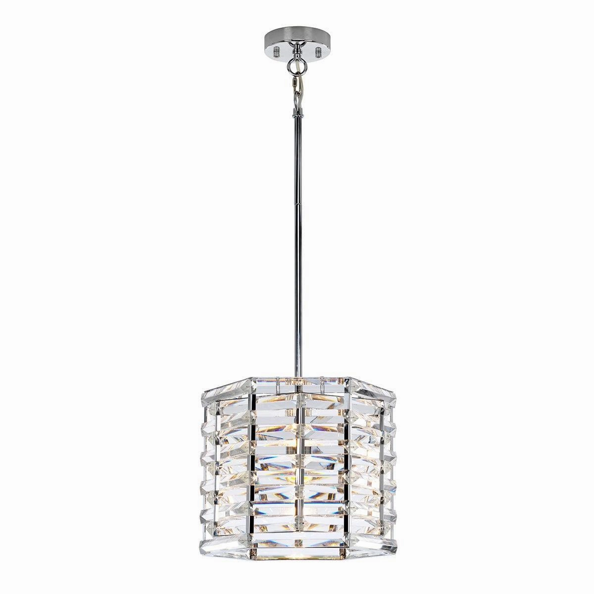 Elstead Shoal 1 Light Polished Nickel Ceiling Pendant minimalist ceiling light