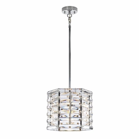 Elstead Shoal 1 Light Polished Nickel Ceiling Pendant minimalist ceiling light