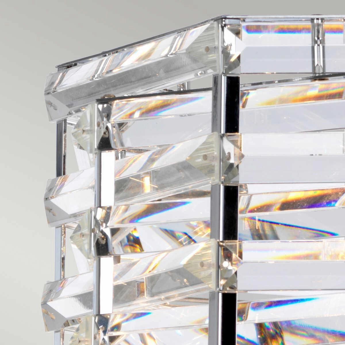 Elstead Shoal 1 Light Polished Nickel Ceiling Pendant