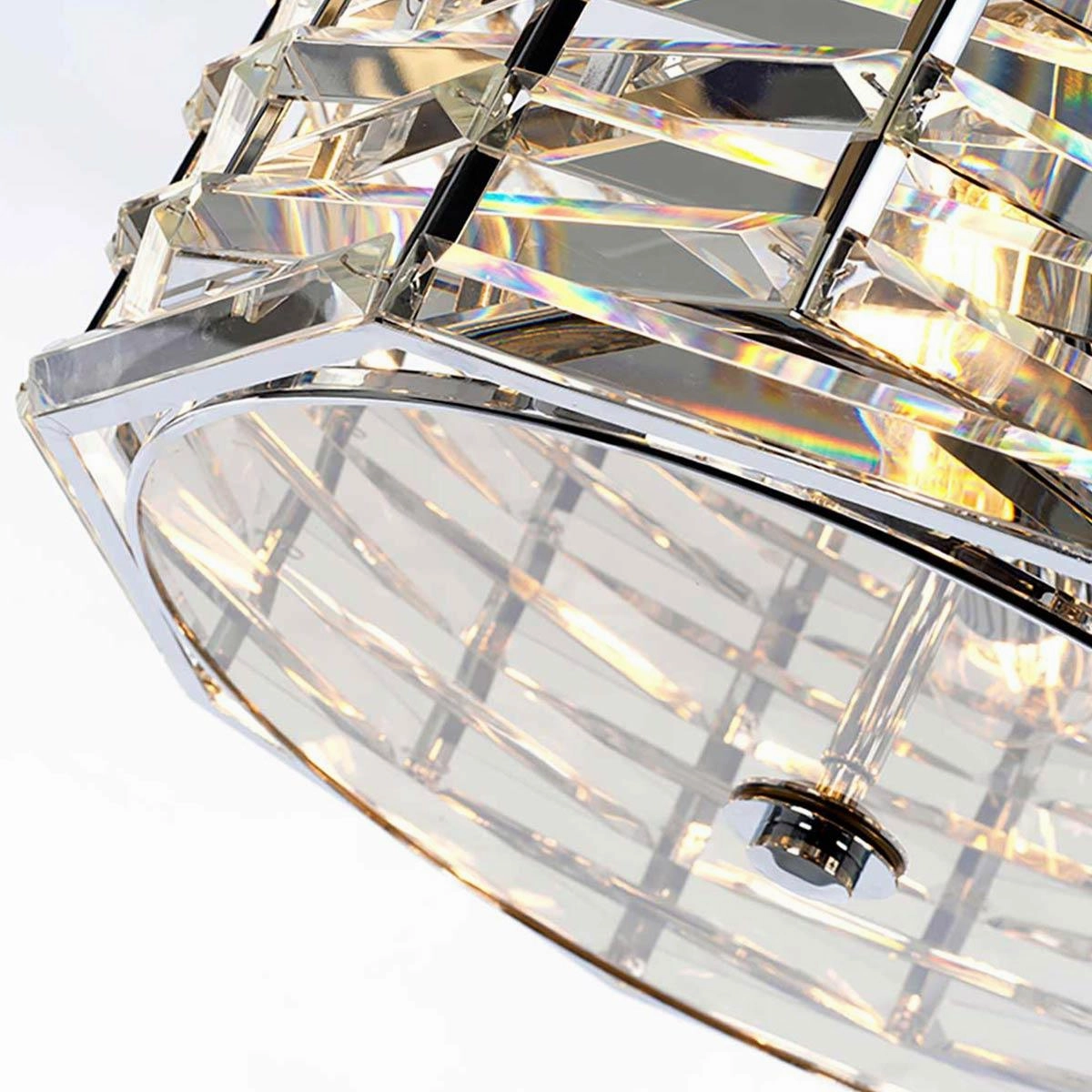 Elstead Shoal 4 Light Polished Nickel Ceiling Pendant
