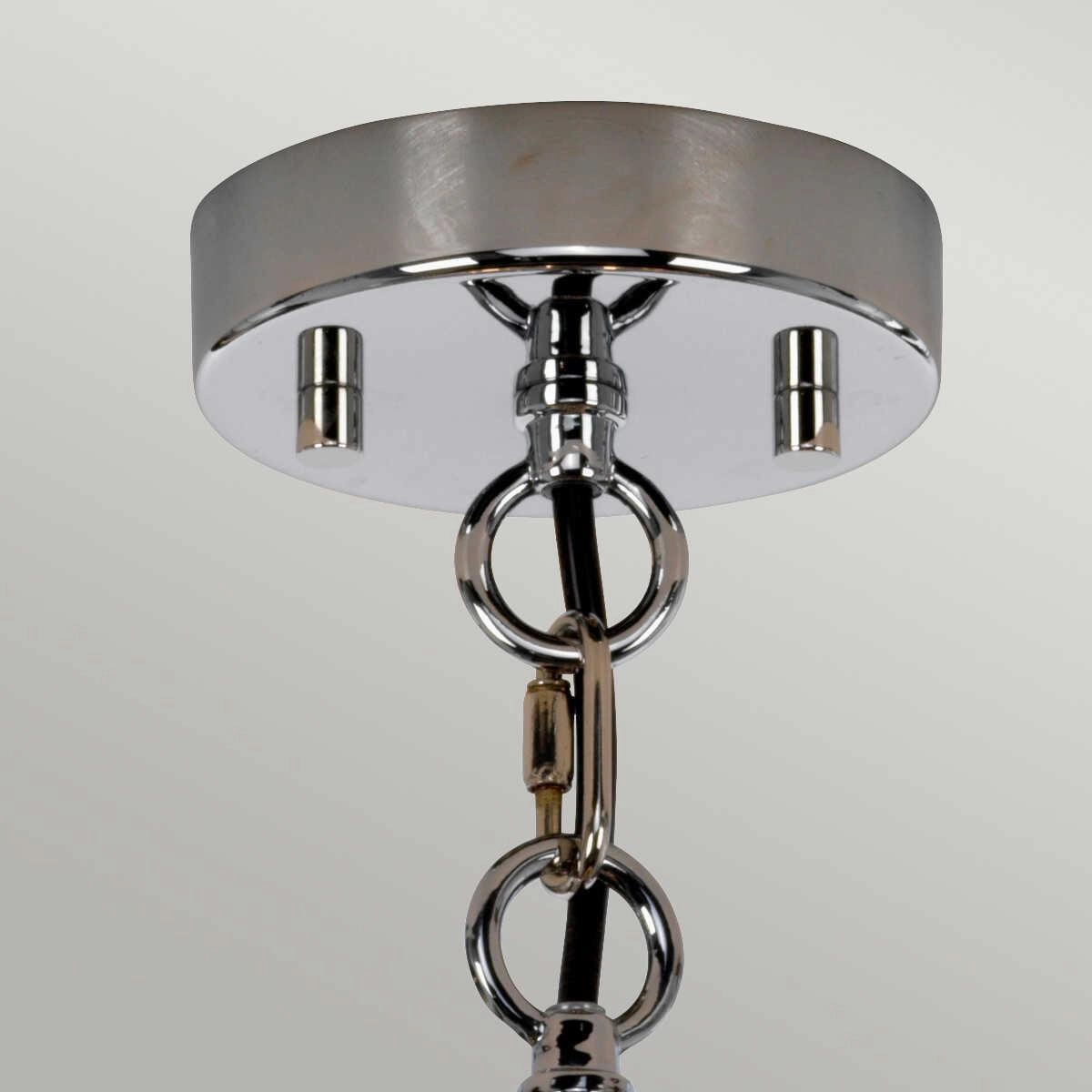Elstead Shoal 4 Light Polished Nickel Ceiling Pendant