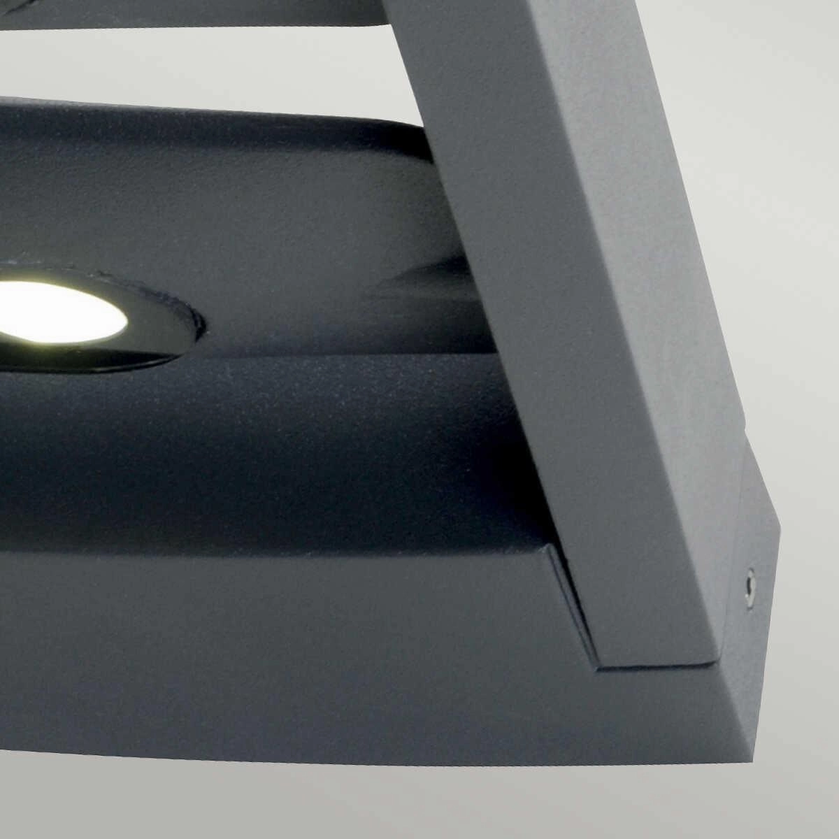 Elstead Sigmund Graphite Double Outdoor Wall Light