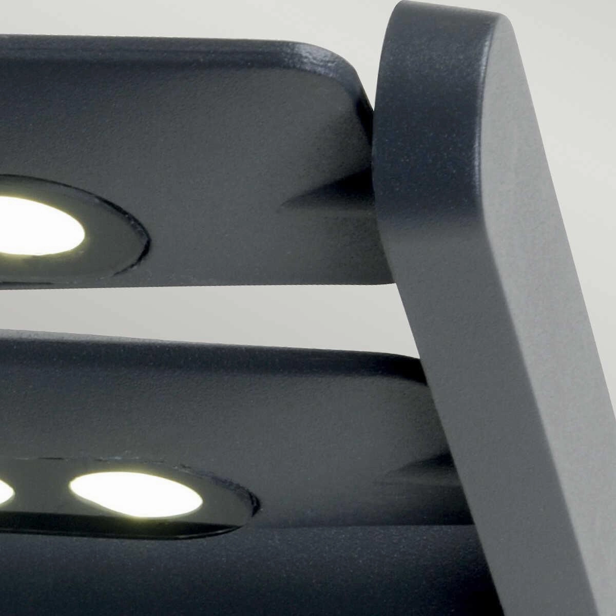 Elstead Sigmund Graphite Double Outdoor Wall Light